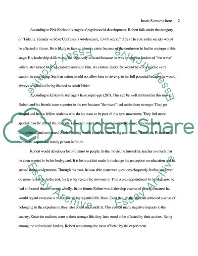 What repercussions do you think would happen to Robert