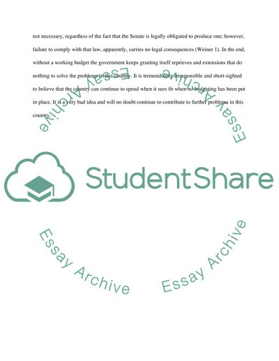 Congressional debates over budgets