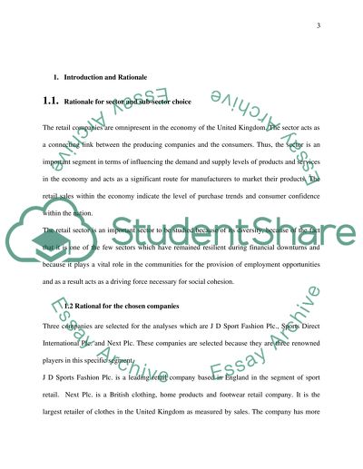 External and Internal Retail Industry of the UK
