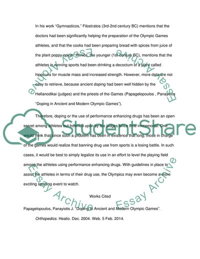 Ancient Olympians Already Used Performance Enhancing Drugs