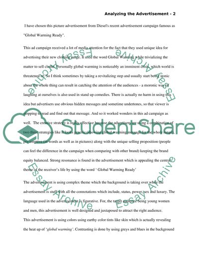 Analyzing the Advertisement