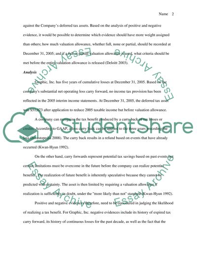 Graphic. Inc. Financial Case Analysis