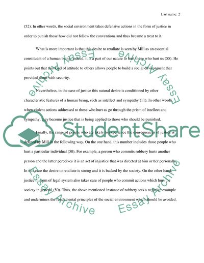 Mill&apos;s Utilitarianism