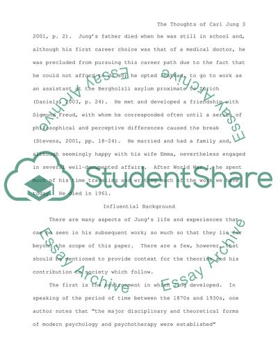 Archetypes, Collective Unconscious, and Synchronicity: The Thoughts of Carl Jung