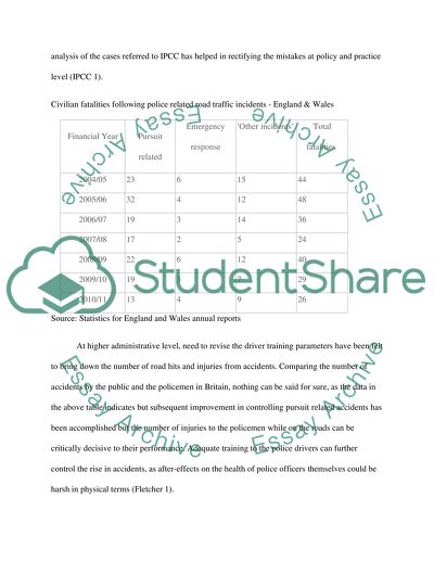 Police High-Speed Pursuits and Responses