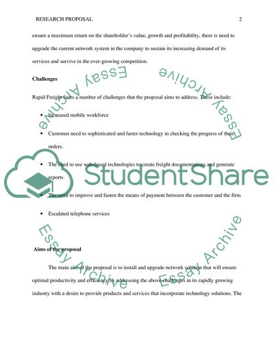 Requirements Analysis: Rapid Freight International