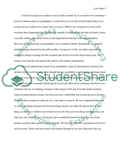 My Grandfather Is My Hero