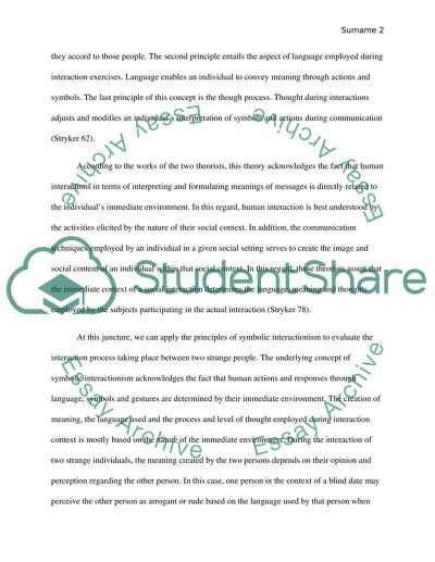 Symbolic Interactionism: A Social Structural Version