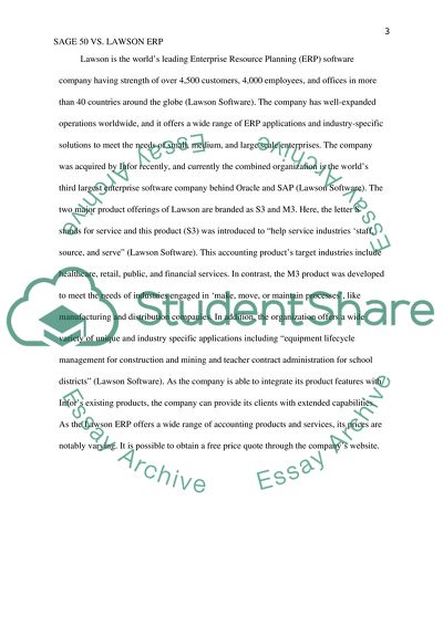 Sage 50 vs Lawson ERP