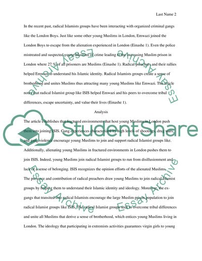 The Article Jihadi John and Londons Culture of Gang Violence