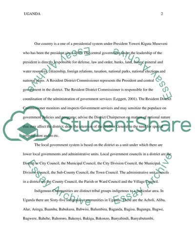 The Central Government of Uganda