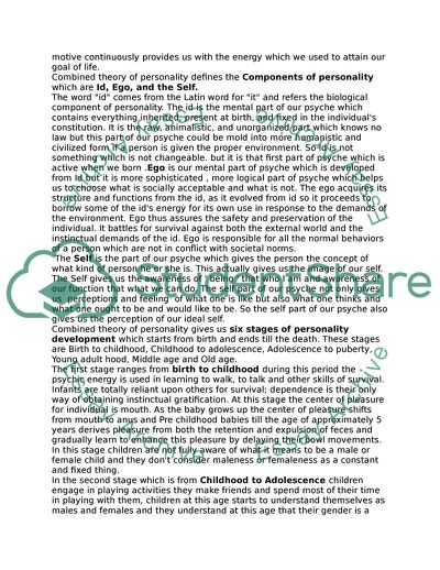 Combined Personality Theory