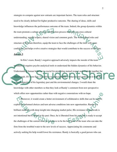 Team study vs. individual------case analysis