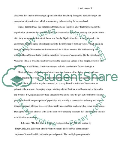 Minutes of Glory by Ngugi Wa Thiongo and The Fat Man In History by Peter Carey