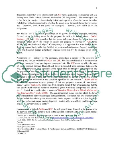 Analysis of Consumer Law Undergraduate Case