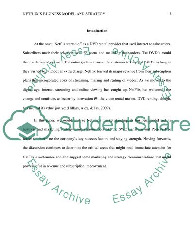 NetFlixs Business Model and Strategy