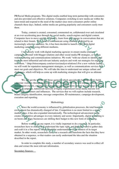 E-marketing Communications Plan for IBB