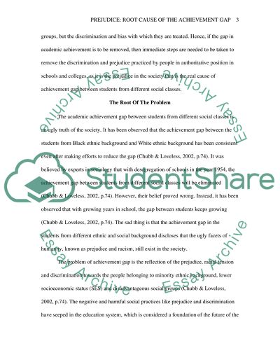 Academic Achievement Gaps in Students