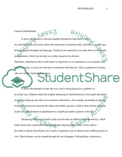 The Main Elements of Drama and Theatre Employed by Drama Therapists