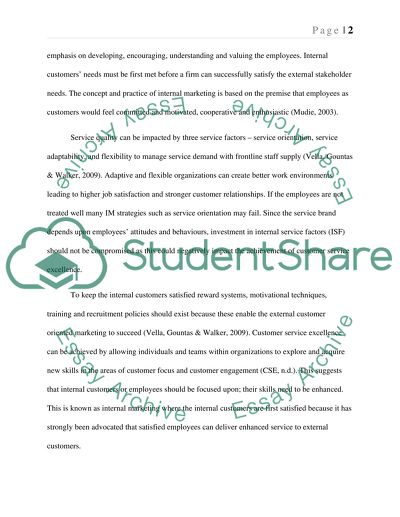 Developing Customer Service Excellence