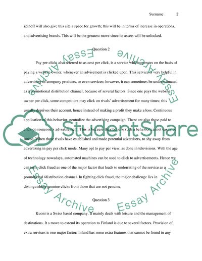 Distribution and Tour Operators