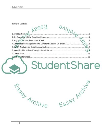 Risk Analysis of Brazil