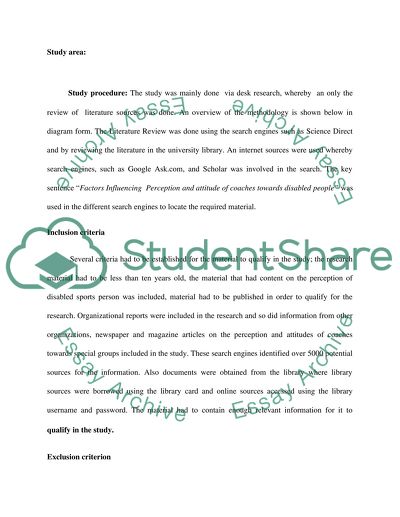 Atitudes and perceptions of coaches on disabled people