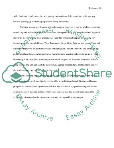 Perspective of Business Management