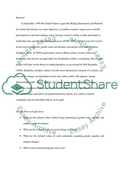 Sample research proposal on gender and development image