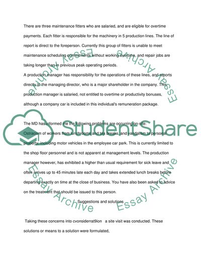 Management Fundamental Case Study