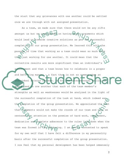 Preparation for Work