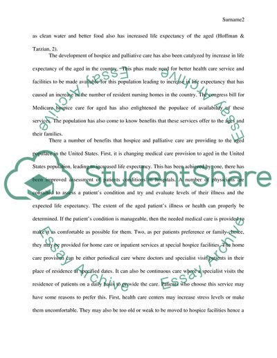 Three Major Points of Development of Hospice and Palliative Care in the US