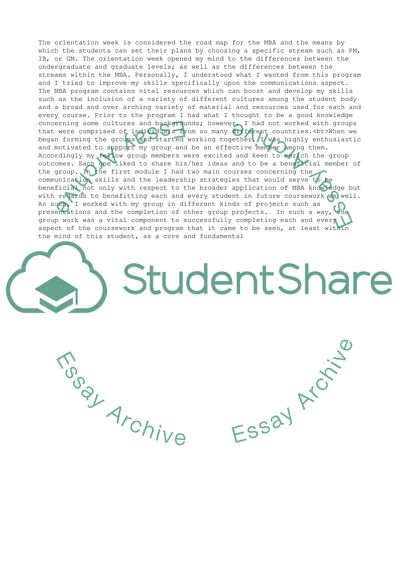 Skills Development and Leadership Class