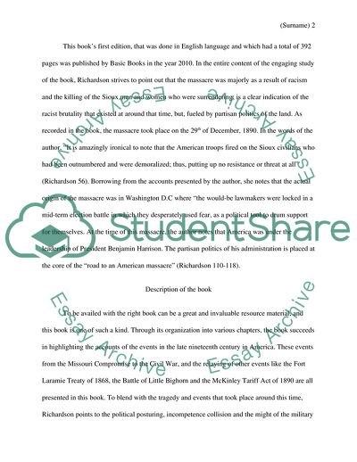 Wounded Knee: Party Politics and the Road to an American Massacre by Heather Cox Richardson