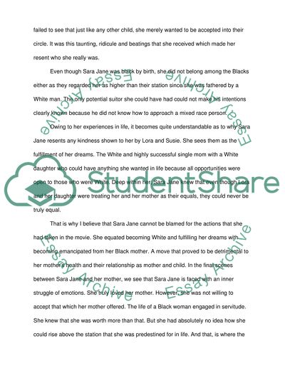 Imitation of life and the idea of racial identity