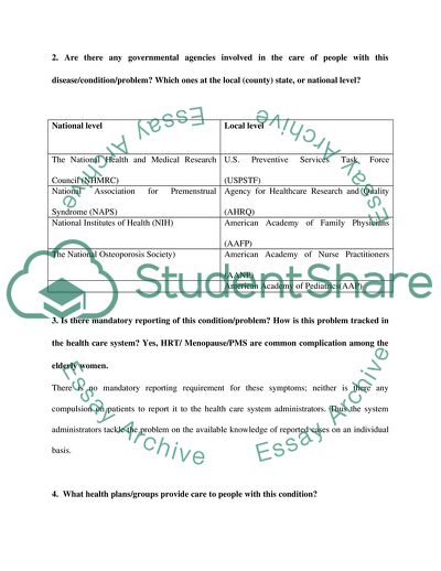 The Health Care Needs