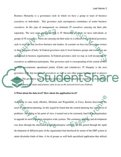 IT Governance, Critical IT Management Issues