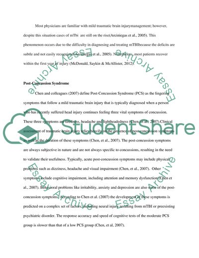 Traumatic Brain Injury and Its Treatment Plan