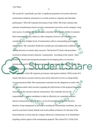 Director Remuneration in the UK