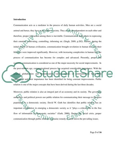 Briefing on Impact of Current Trends or Future of Public Relation for CEOs TED Speech