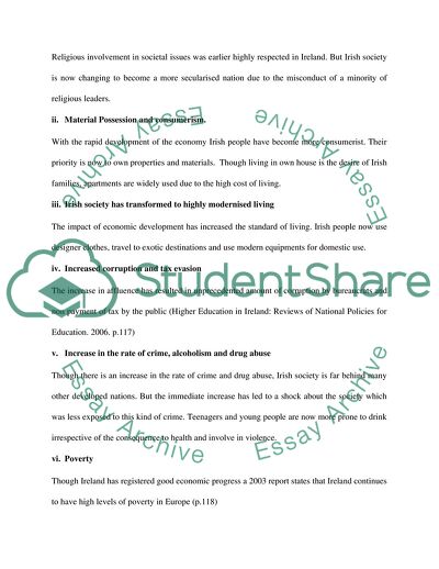 Social and Religious Change in Ireland in the Last Ten Years