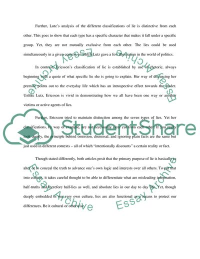 Demonstrate the similiarities OR diffreneces between the two essays