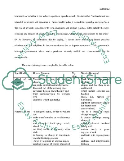 Art Considered as Cultural Politics in Three Thinkers