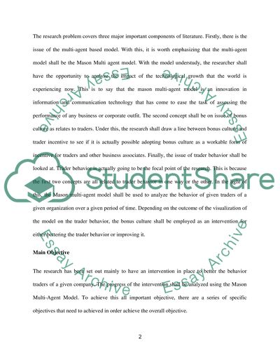 Mason Multi agent model to visualize the bonus culture strategy over the traders incentives
