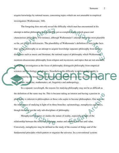 Why should anyone study philosophy