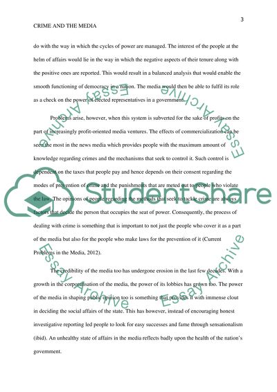 Crime, the Media, and the Law Policy