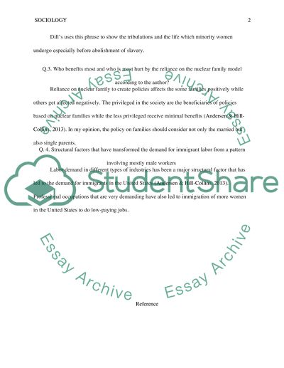 Differences in African, Chinese, and Chicana Experiences of Family Life