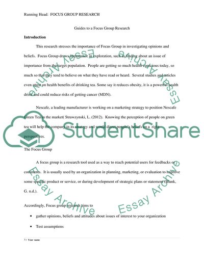 The Importance of Focus Group in Investigating Opinions