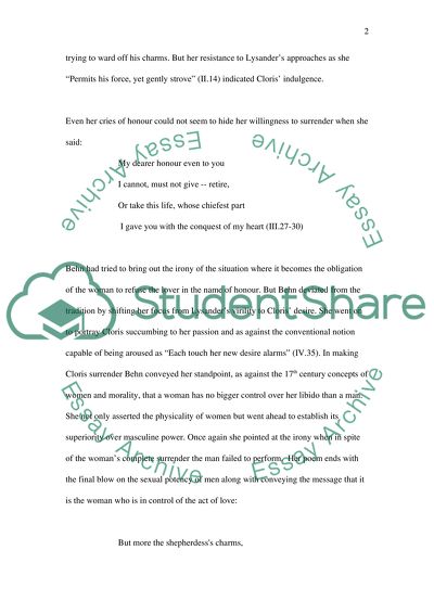 The dissapointment by behns
