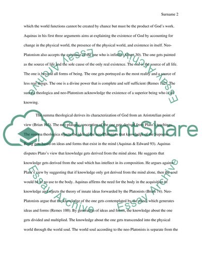 Understanding Christianity from an Aristotelian point of view